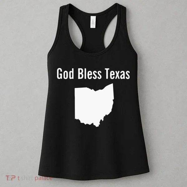 God Bless Texas Ohio Women's Tank Top