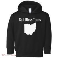 God Bless Texas Ohio Toddler Hoodie thumb 0