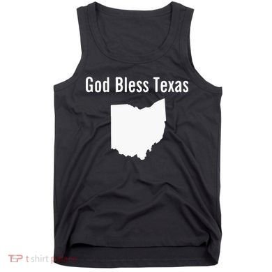 God Bless Texas Ohio Tank Top