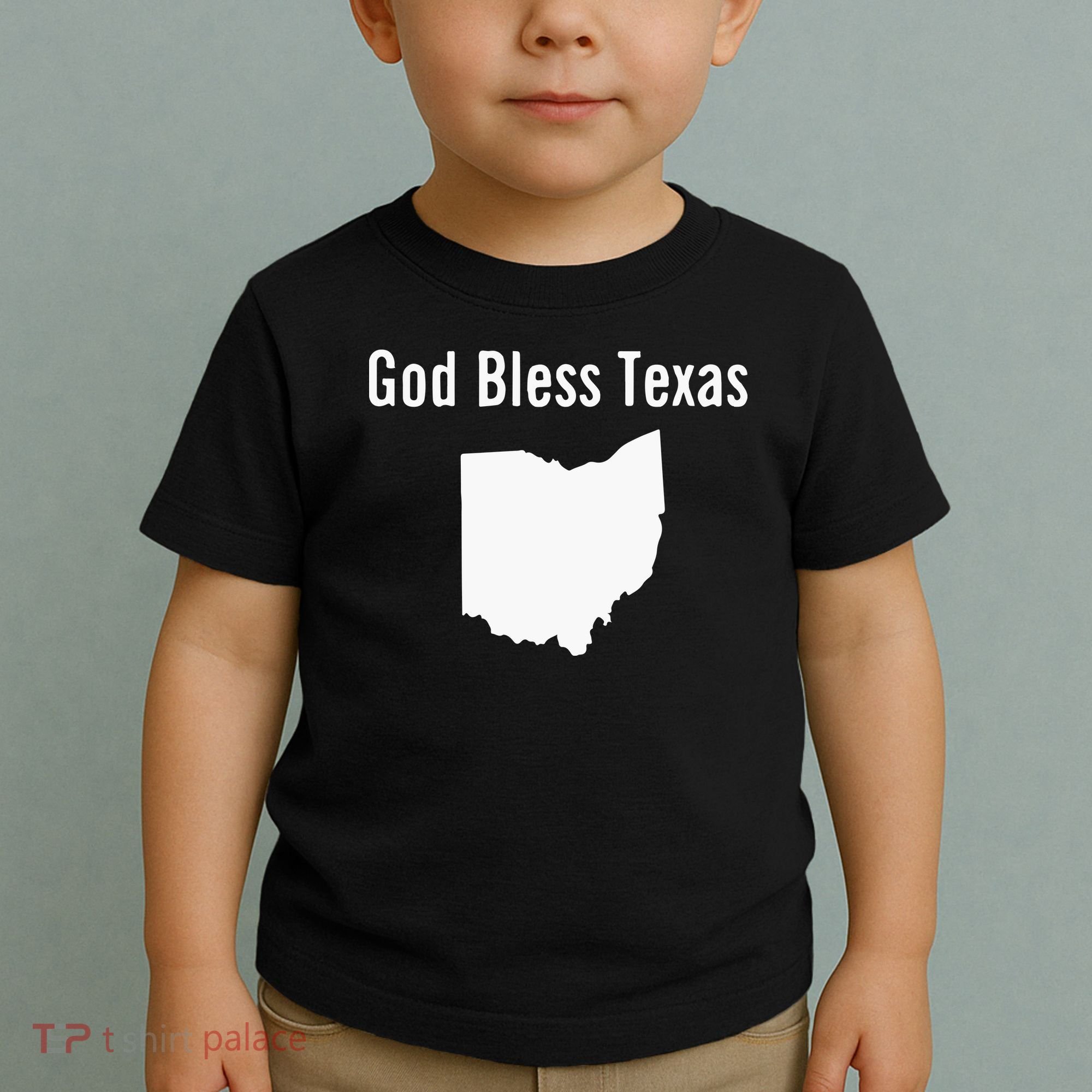 God Bless Texas Ohio Toddler T-Shirt