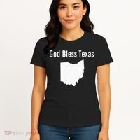 God Bless Texas Ohio Women's T-Shirt thumb 4