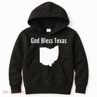 God Bless Texas Ohio Kids Hoodie thumb 0