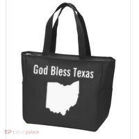God Bless Texas Ohio Tote Bag thumb 3