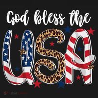 God Bless The USA American Flag Patriotic Backpack thumb 2