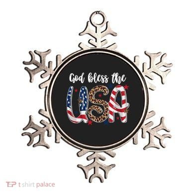 God Bless The USA American Flag Patriotic Ornament