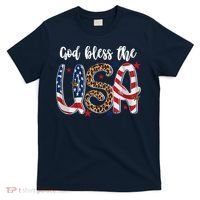 God Bless The USA American Flag Patriotic T-Shirt thumb 0
