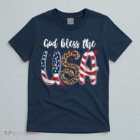 God Bless The USA American Flag Patriotic T-Shirt thumb 5
