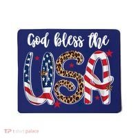 God Bless The USA American Flag Patriotic Mousepad thumb 0