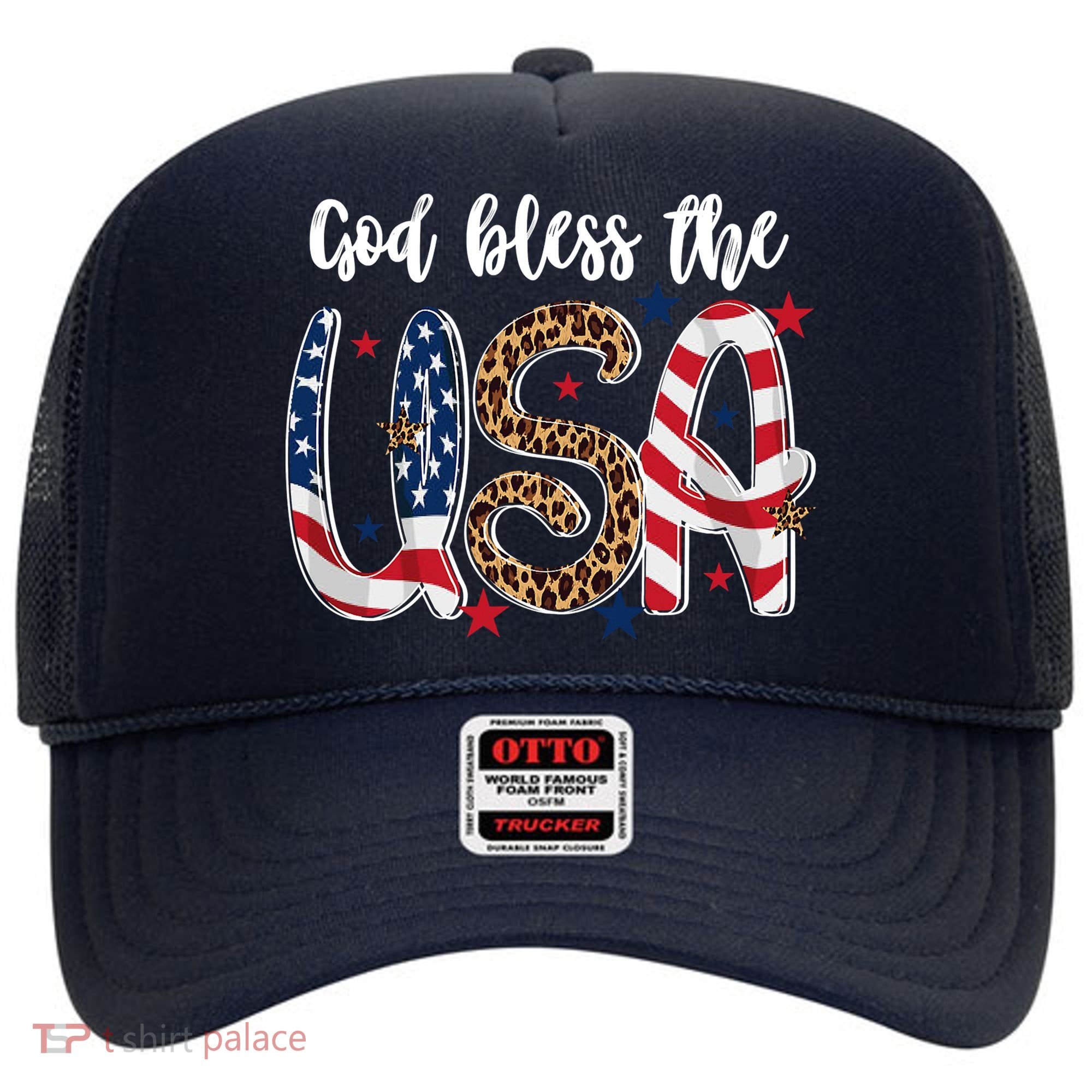 God Bless The USA American Flag Patriotic Hat