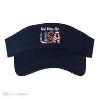 God Bless The USA American Flag Patriotic Visor thumb 0