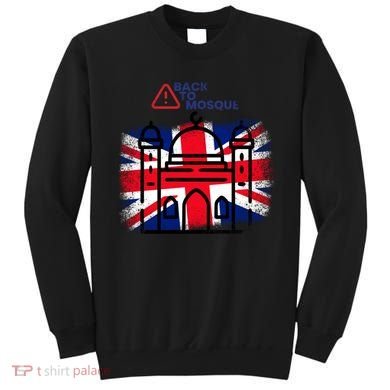 Grunge Back To Mosque London Uk British Sweatshirt