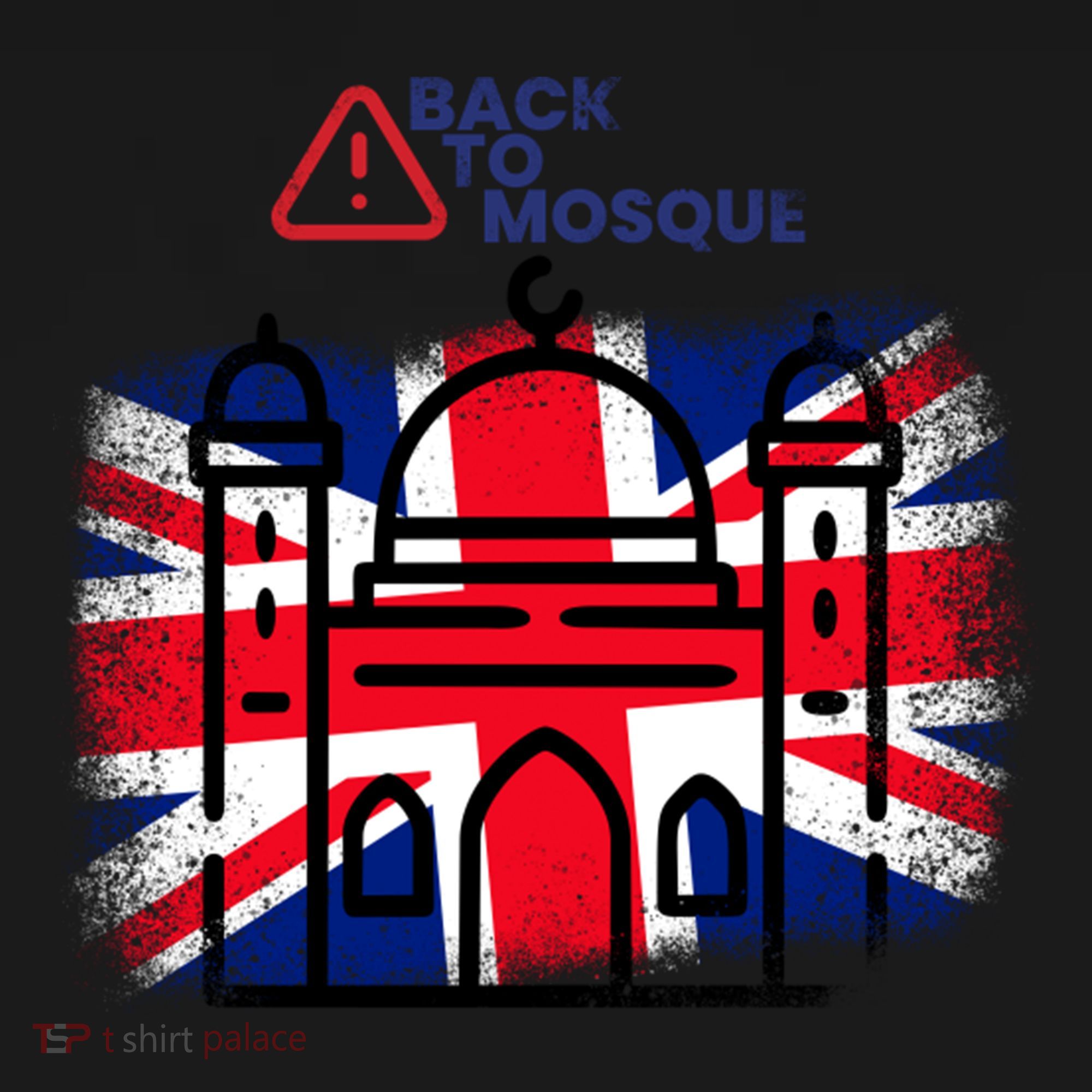 Grunge Back To Mosque London Uk British Pajama Set