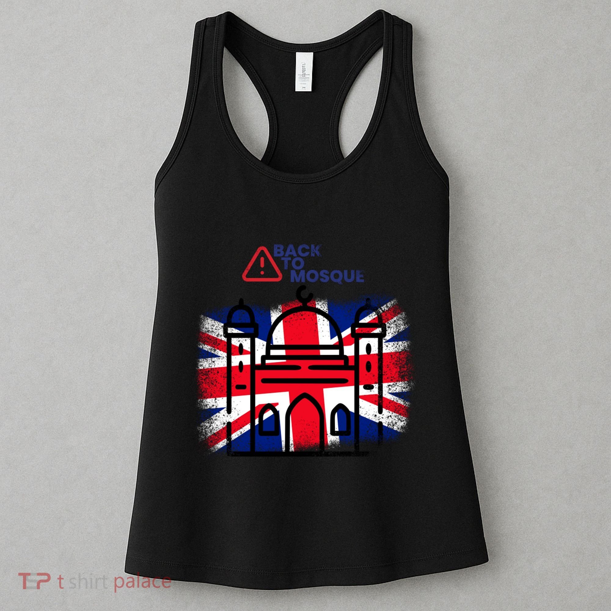 Grunge Back To Mosque London Uk British Women's Tank Top