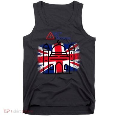 Grunge Back To Mosque London Uk British Tank Top