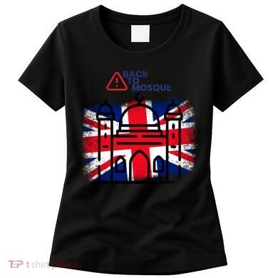 Grunge Back To Mosque London Uk British Women's T-Shirt