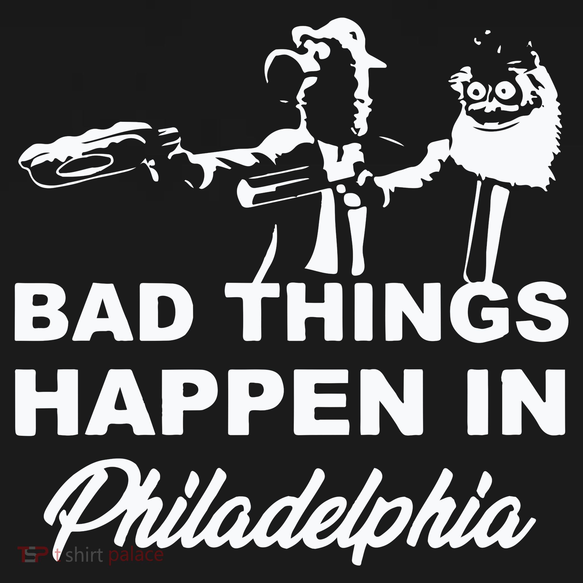 Gritty Bad Things Happen In Philadelphia Long Sleeve Shirt