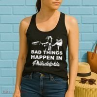 Gritty Bad Things Happen In Philadelphia Women's Tank Top thumb 2