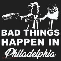 Gritty Bad Things Happen In Philadelphia Golf Towel thumb 3