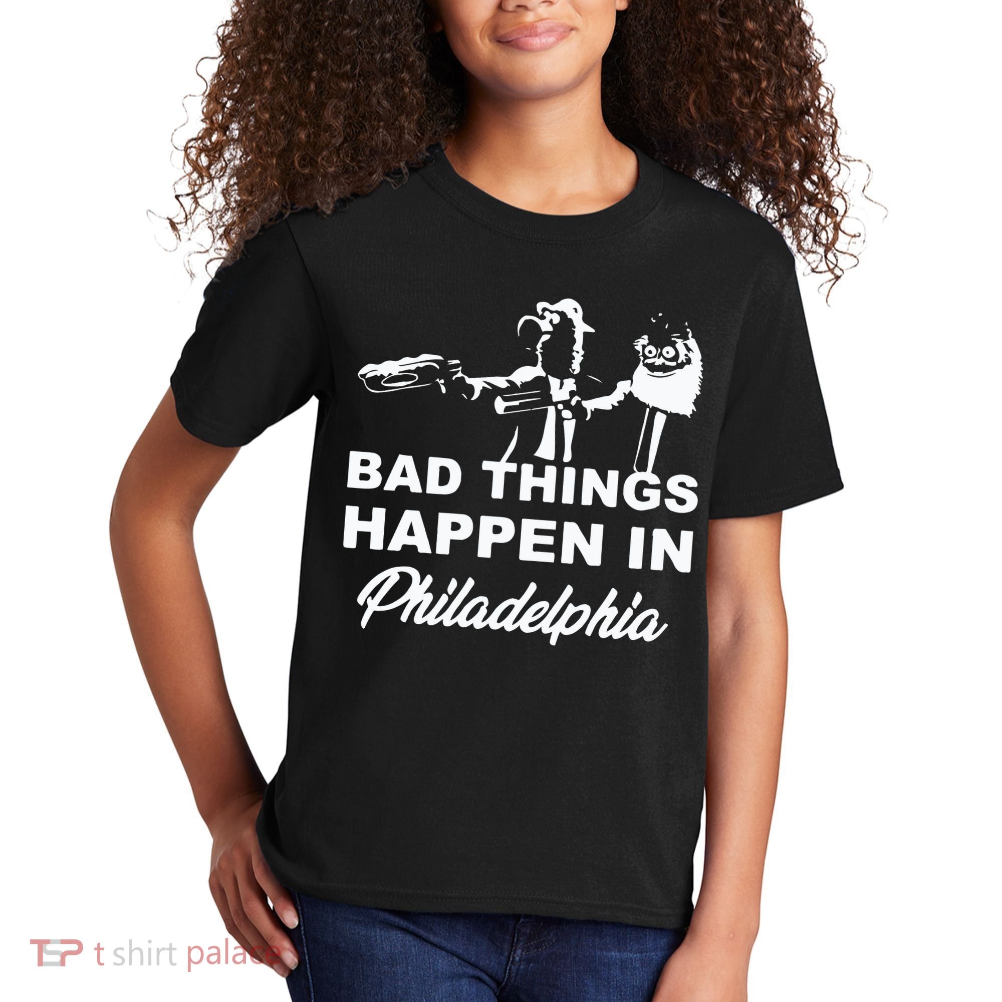 Gritty Bad Things Happen In Philadelphia Kids T-Shirt