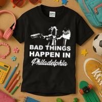 Gritty Bad Things Happen In Philadelphia Kids T-Shirt thumb 3