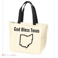 God Bless Texas Ohio Tote Bag thumb 3