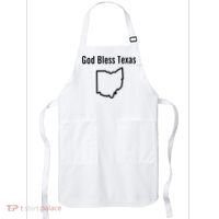 God Bless Texas Ohio Apron thumb 0