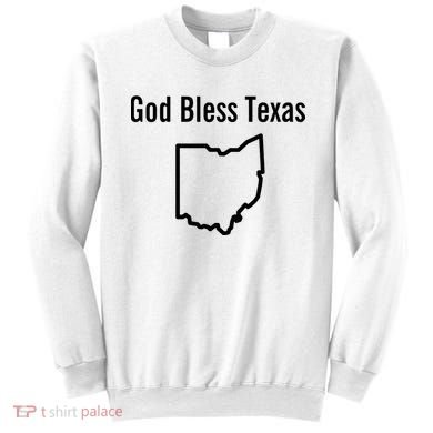 God Bless Texas Ohio Sweatshirt