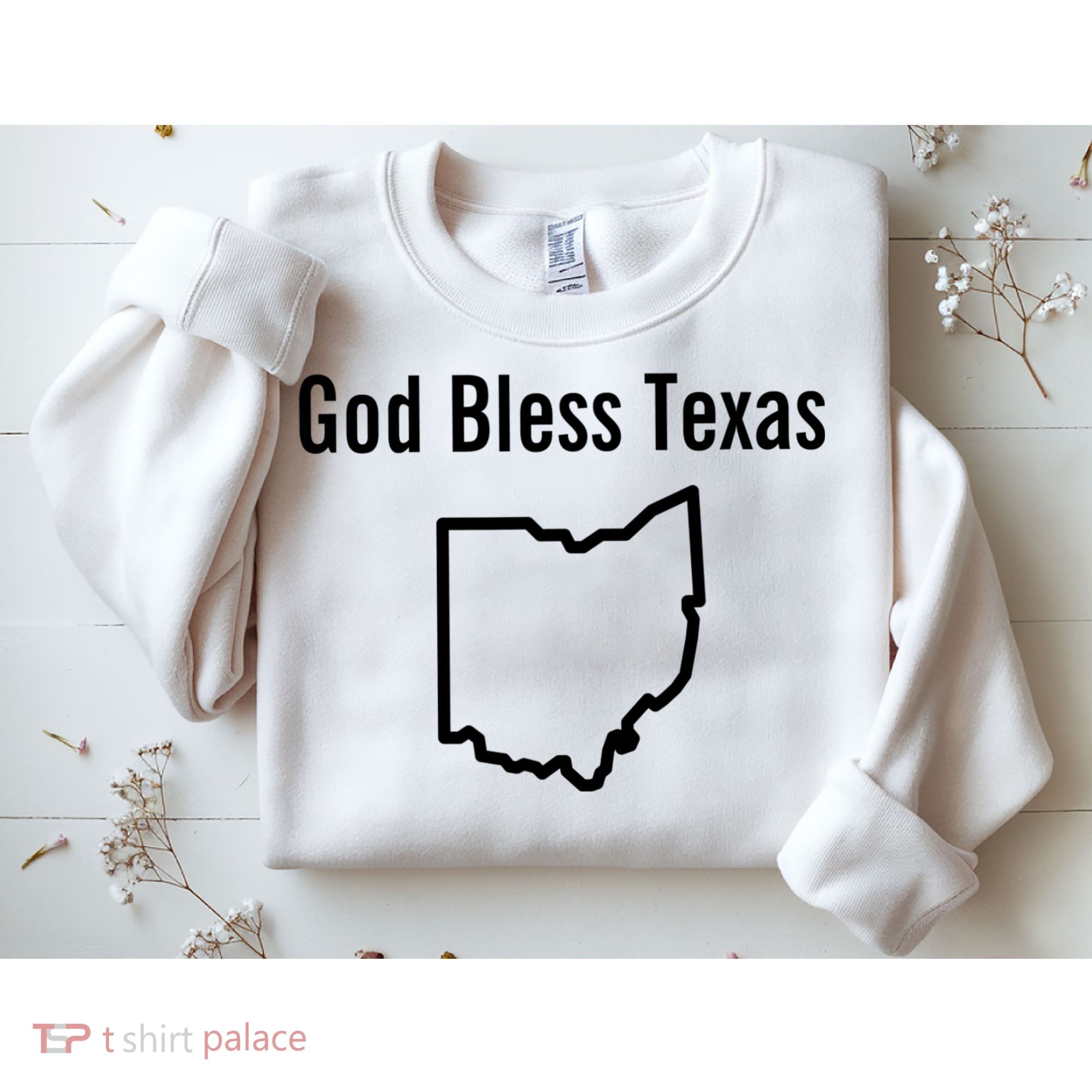 God Bless Texas Ohio Sweatshirt