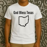 God Bless Texas Ohio T-Shirt thumb 3