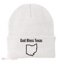 God Bless Texas Ohio Beanie thumb 0