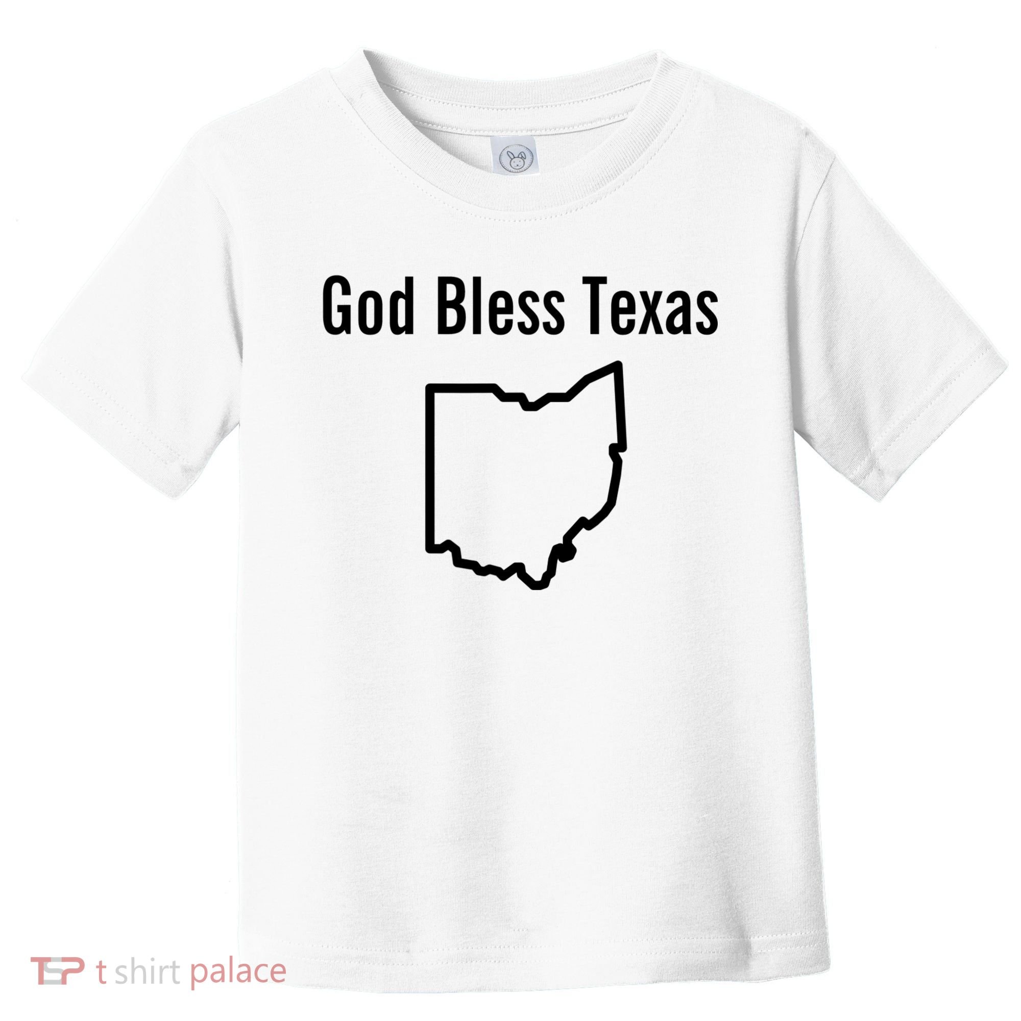 God Bless Texas Ohio Toddler T-Shirt