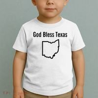 God Bless Texas Ohio Toddler T-Shirt thumb 2