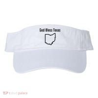 God Bless Texas Ohio Visor thumb 0
