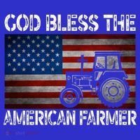 God Bless The American Farmer Usa Flag Tractor Patriotic Gift Kids Hoodie thumb 5