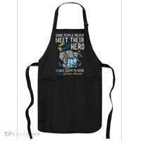Gave Birth To My Hero Down Syndrome Awareness Mom Mama Apron thumb 0