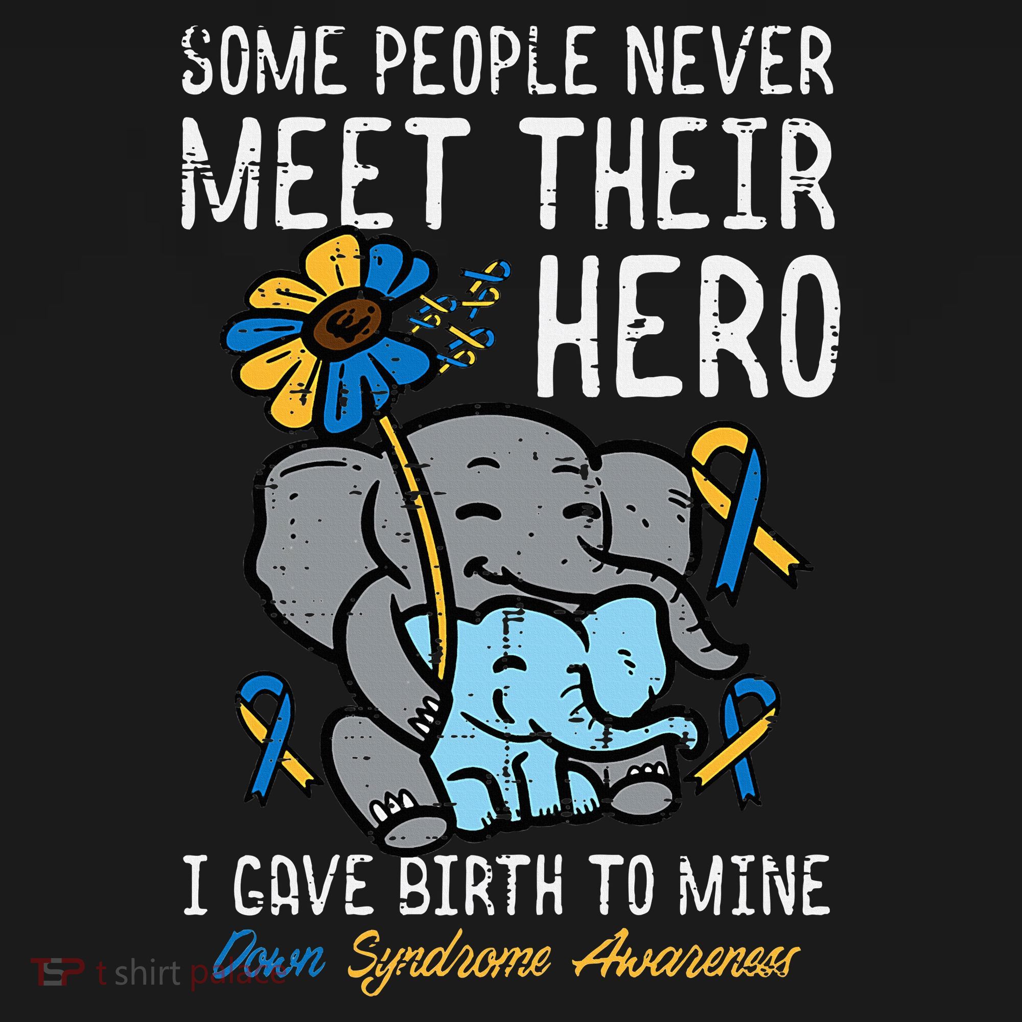 Gave Birth To My Hero Down Syndrome Awareness Mom Mama Apron