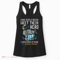 Gave Birth To My Hero Down Syndrome Awareness Mom Mama Women's Tank Top thumb 0