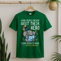 Gave Birth To My Hero Down Syndrome Awareness Mom Mama T-Shirt thumb 2