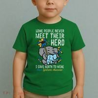 Gave Birth To My Hero Down Syndrome Awareness Mom Mama Toddler T-Shirt thumb 2
