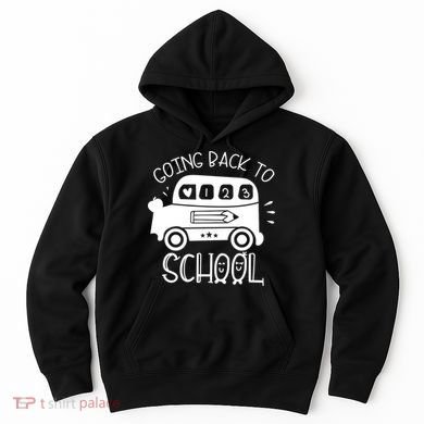 Going Back To School Cute Learning Bus Hoodie