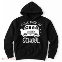 Going Back To School Cute Learning Bus Hoodie thumb 0
