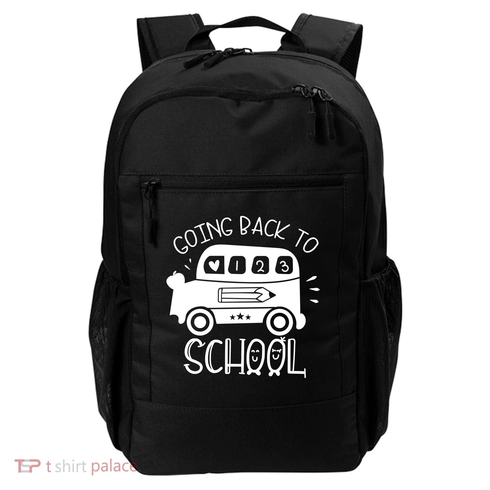 Going Back To School Cute Learning Bus Backpack