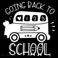 Going Back To School Cute Learning Bus Bucket Hat thumb 4