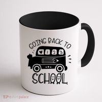 Going Back To School Cute Learning Bus Coffee Mug thumb 1