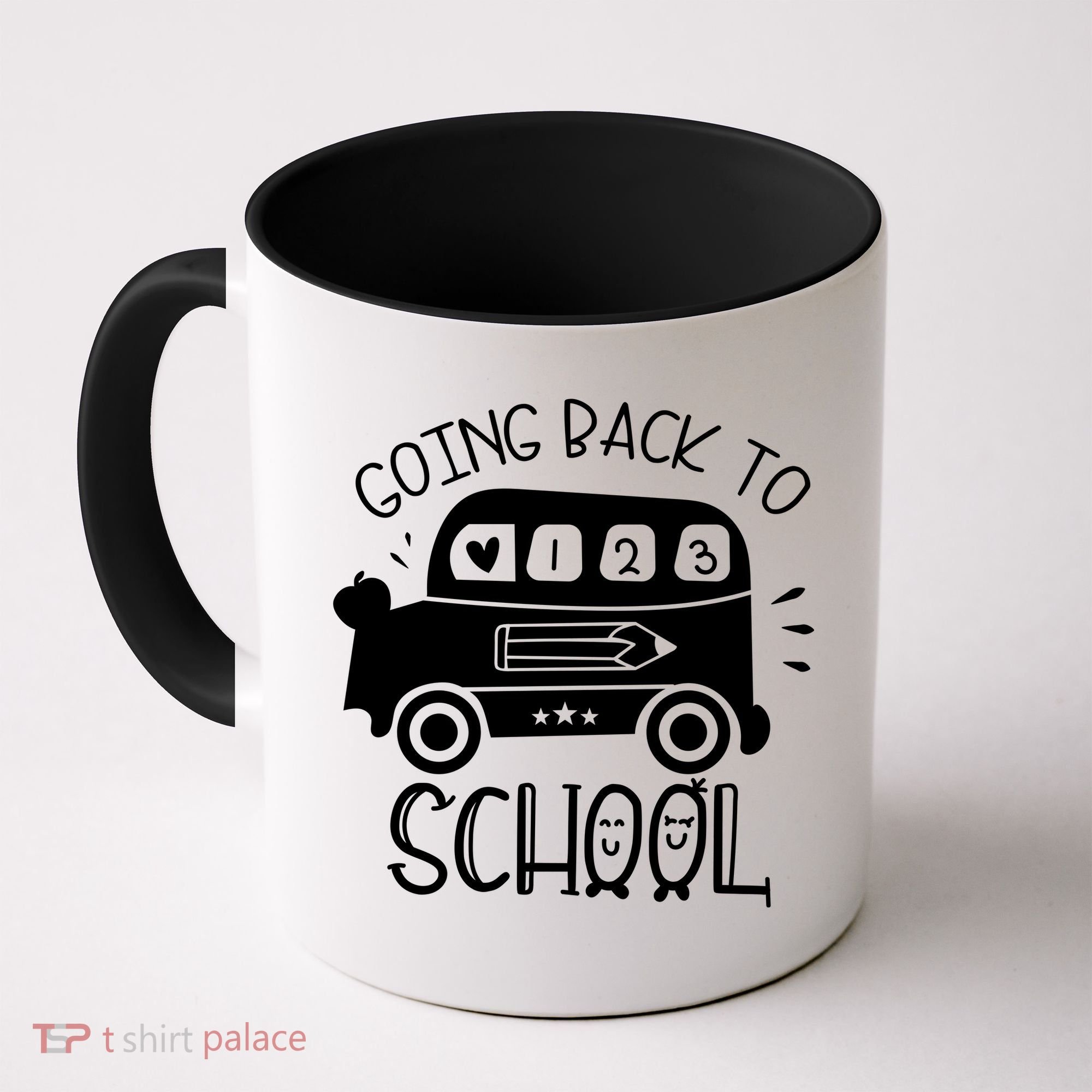 Going Back To School Cute Learning Bus Coffee Mug