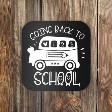 Going Back To School Cute Learning Bus Coaster