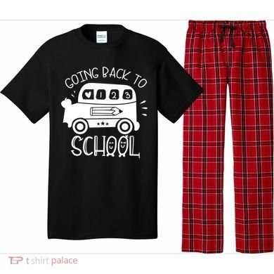Going Back To School Cute Learning Bus Pajama Set