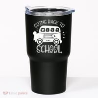 Going Back To School Cute Learning Bus Tumbler thumb 0
