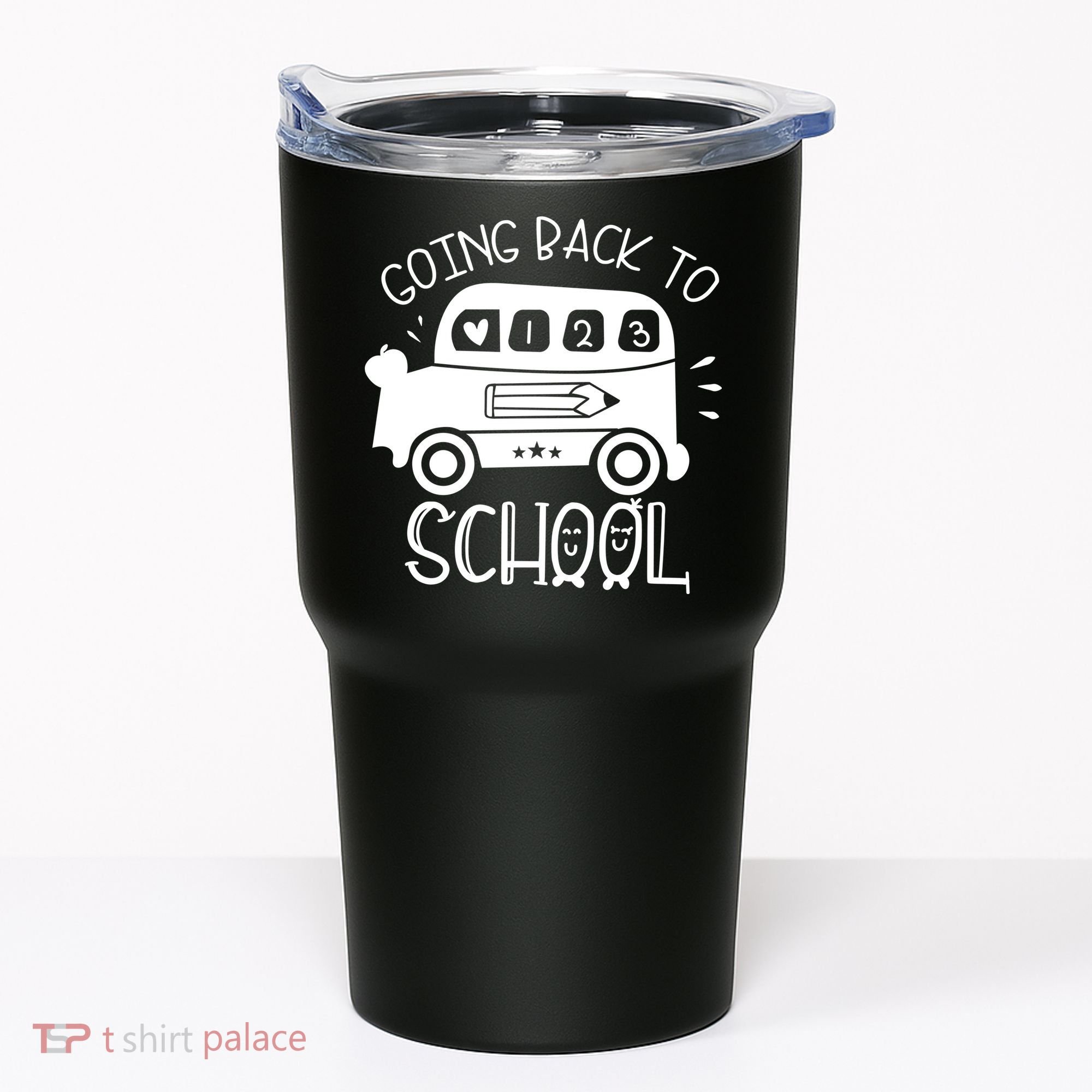 Going Back To School Cute Learning Bus Tumbler