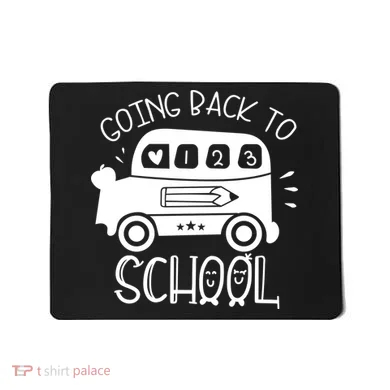 Going Back To School Cute Learning Bus Mousepad